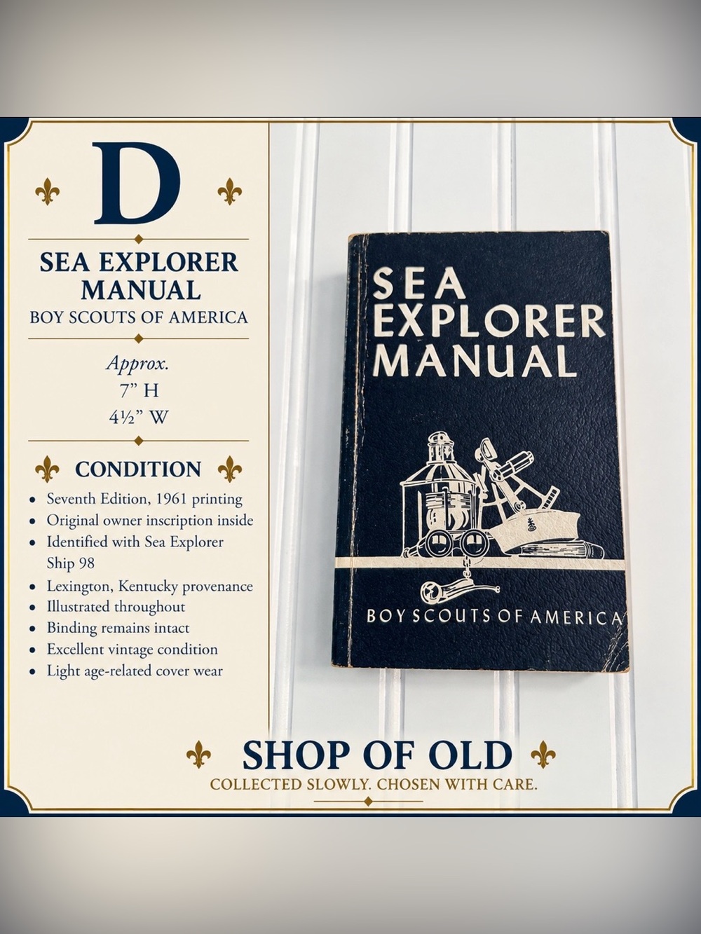 1961 Sea Explorer Manual | Boy Scouts of America